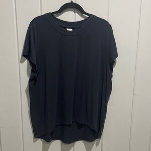 Athleta Navy Short Sleeve Tee